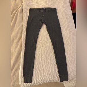 Splendid Charcoal Waffle Knit Leggings